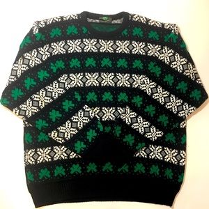 Emerald Isle Men’s Irish Christmas Sweater Sz XL